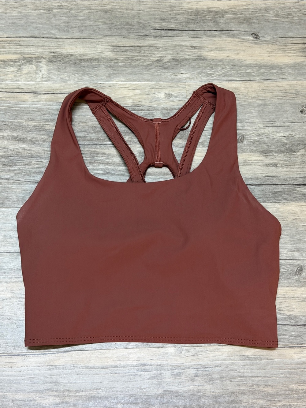 lululemon athletica Racerback Crop Bralette - Rust Brown color